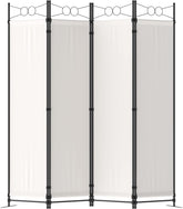 Morngardo Room Divider and Folding Privacy Screens 4 Panel Partitions Wall Dividers Portable Separating for Home Office Bedroom Classroom Dressing Studio Apartment