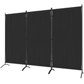 Morngardo Room Divider Folding Privacy Screens 3 Panel Partitions Dividers Portable Separating for Home Office Bedroom Dorm Decor