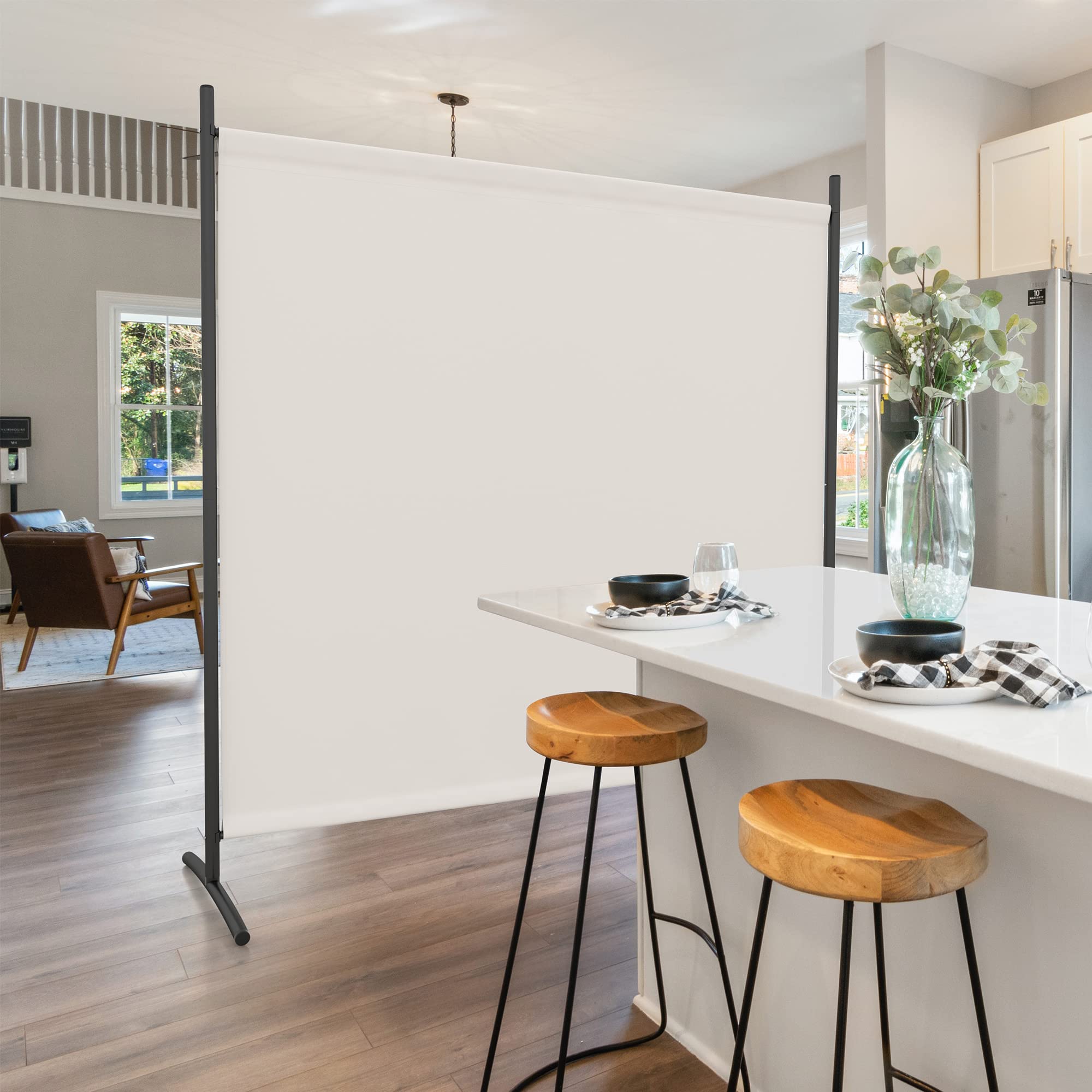 Morngardo Divisori per la privacy, divisori separabili per casa, scuola, ufficio, camera da letto, chiesa, studio, conferenze, dormitorio, decorazione (nero Morngardo Divisori per la privacy, divisori separabili per casa, scuola, ufficio, camera da letto, chiesa, studio, conferenze, dormitorio, decorazione (nero